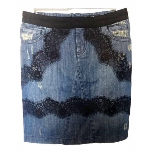 Pre-owned Dolce & Gabbana Mid-length Skirt In Blue