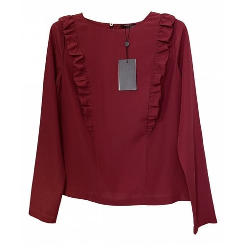 Pre-owned Raoul Blouse In Burgundy