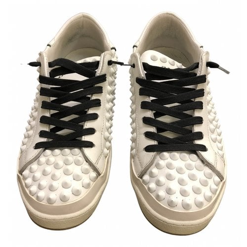 Pre-owned Philippe Model Leather Low Trainers In White