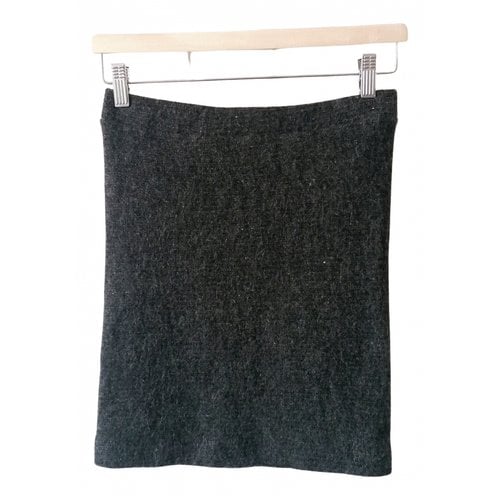 Pre-owned See By Chloé Wool Mini Skirt In Grey