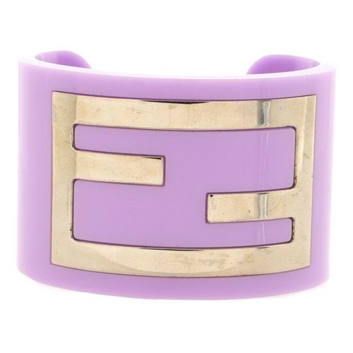 Pre-owned Fendi Bracelet In Purple