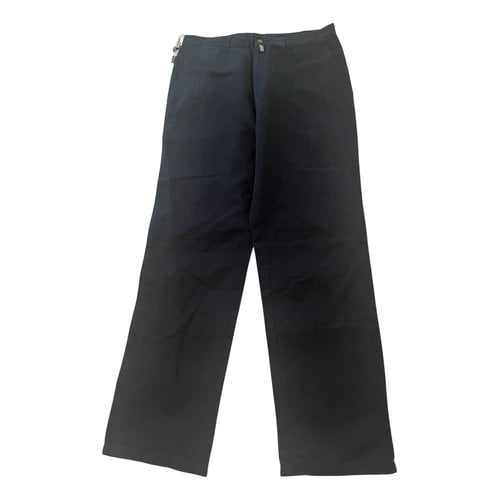 Pre-owned Barbour Trousers In Blue