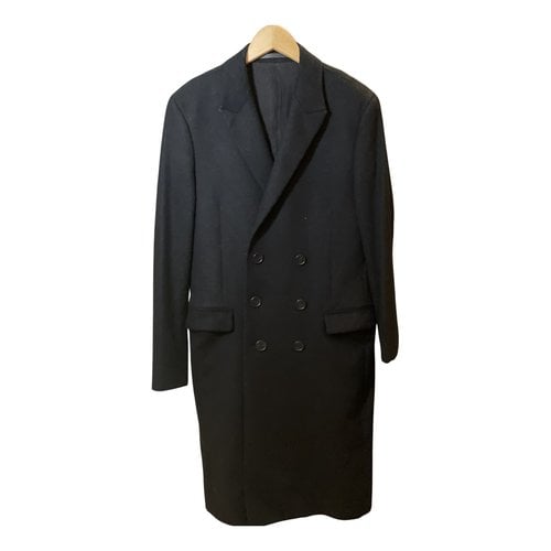 Pre-owned Allsaints Coat In Black