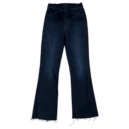 Pre-owned Mother Mbootcut Jeans In Blue