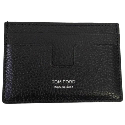 Pre-owned Tom Ford Leather Small Bag In Black