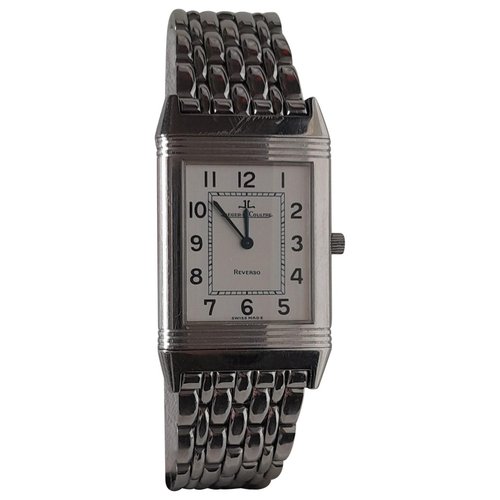 Pre-owned Jaeger-lecoultre Reverso Quartz Watch In Silver