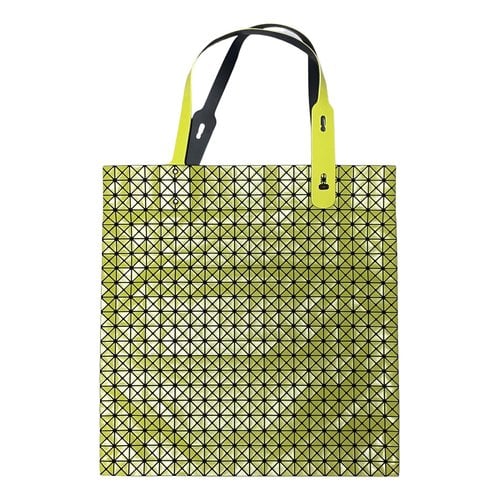 Pre-owned Issey Miyake Tote In Yellow