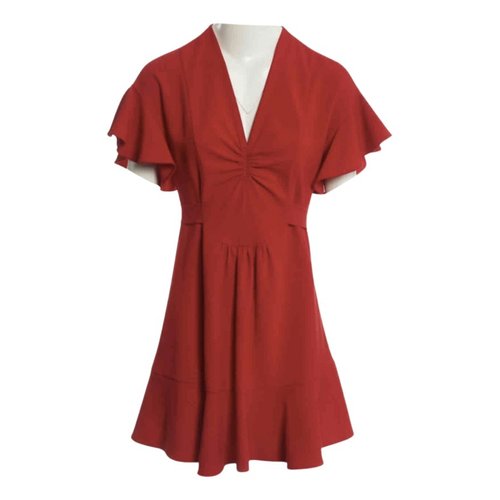 Pre-owned Miu Miu Mini Dress In Red