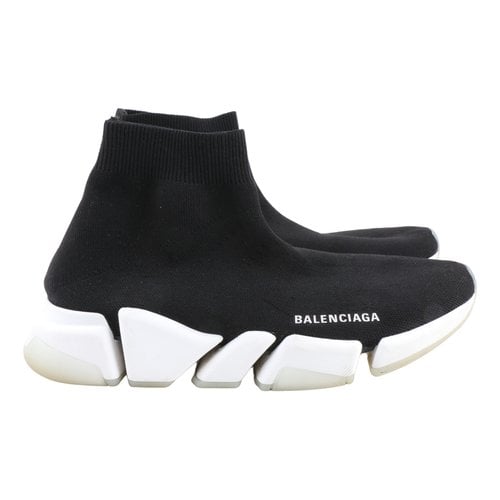 Pre-owned Balenciaga Speed Trainers In Black