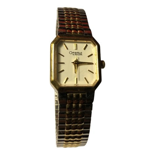 Pre-owned Bulova Watch In Gold