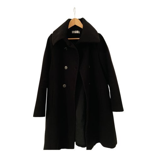 Pre-owned Aniye By Coat In Black