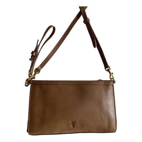 Pre-owned Frye Leather Crossbody Bag In Brown