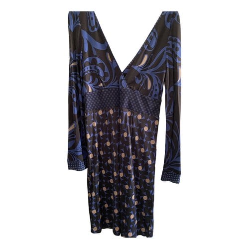 Pre-owned Maliparmi Mid-length Dress In Navy