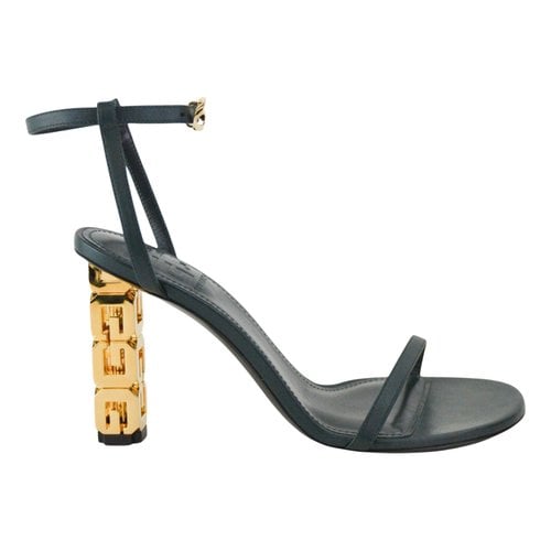 Pre-owned Givenchy Leather Sandals In Green