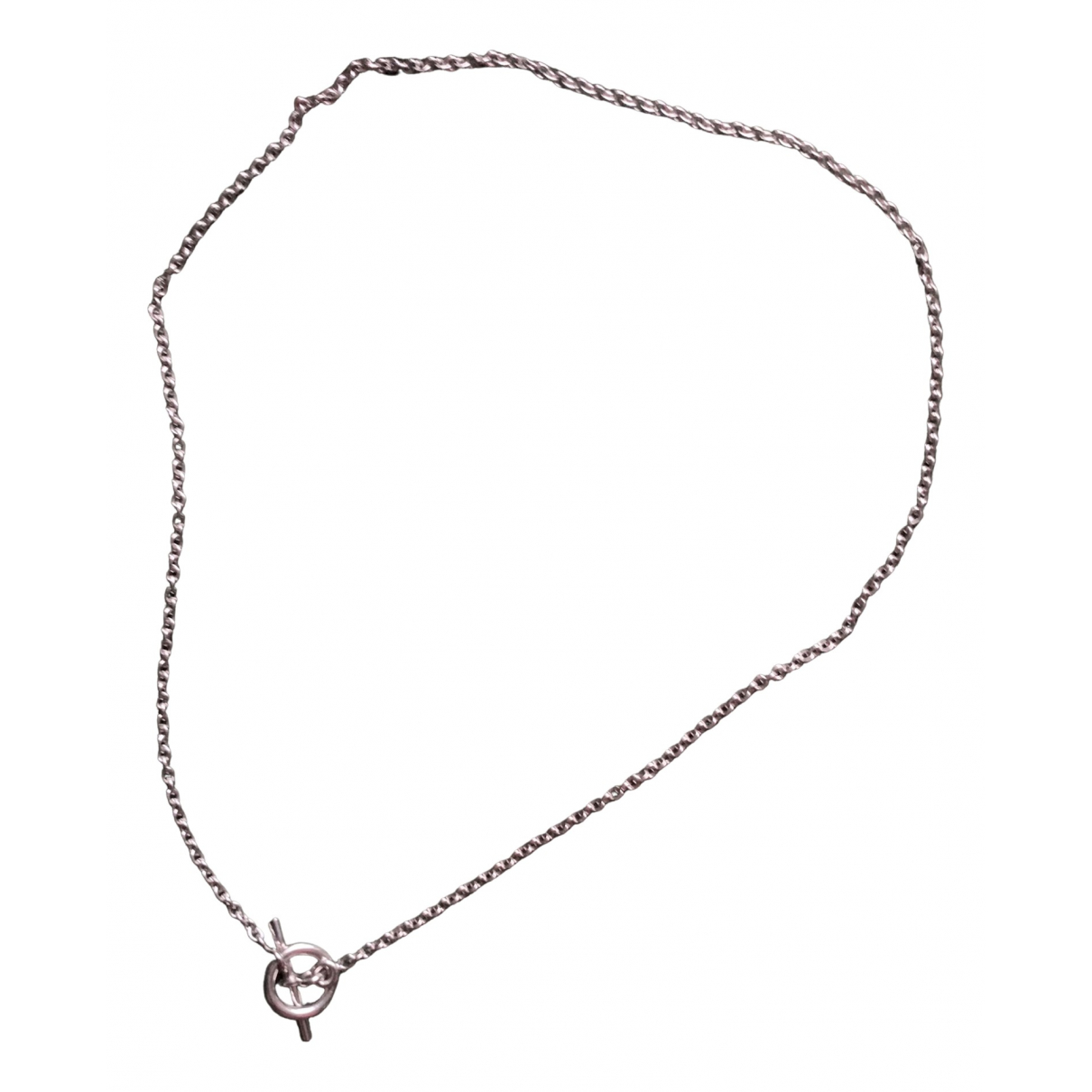 image of Hermès White gold necklace