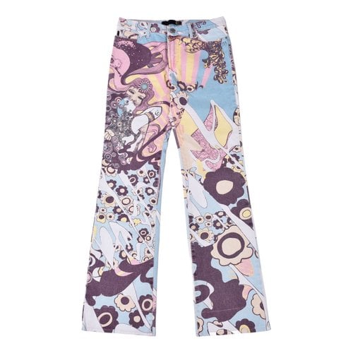 Pre-owned Just Cavalli Trousers In Multicolour