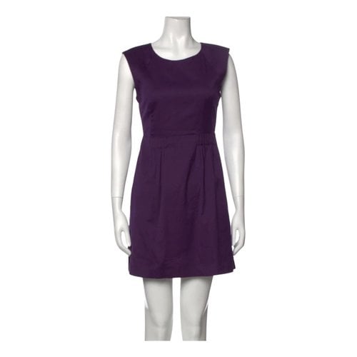 Pre-owned Theory Mini Dress In Purple