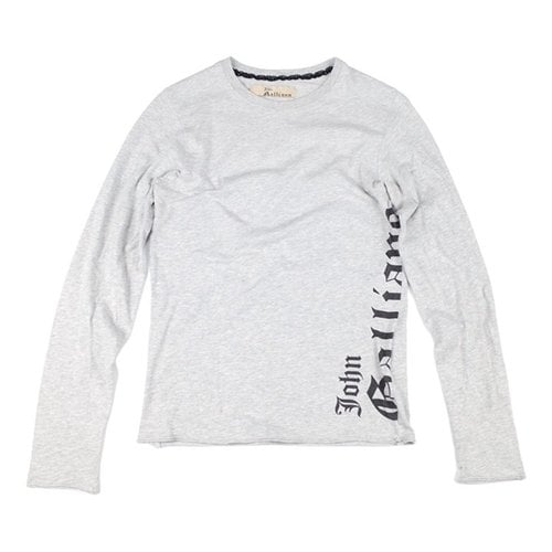 Pre-owned John Galliano Sweatshirt In Grey
