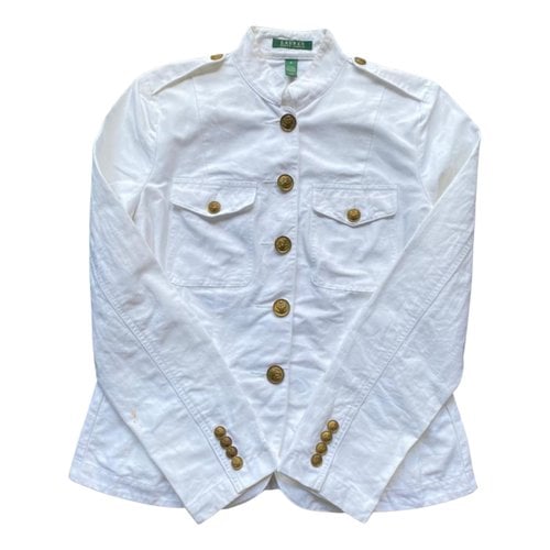 Pre-owned Lauren Ralph Lauren Jacket In White