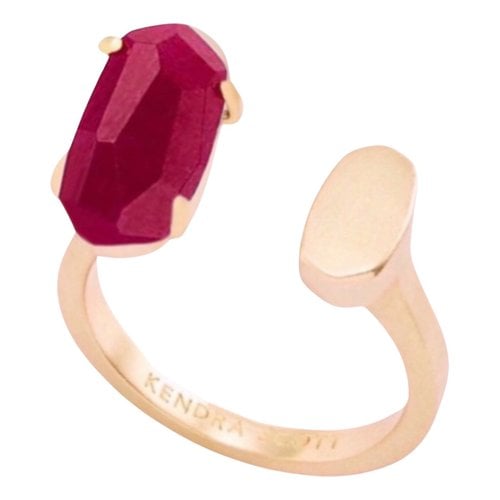 Pre-owned Kendra Scott Ring In Red