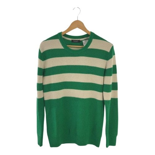 Pre-owned Burberry Wool Sweatshirt In Green