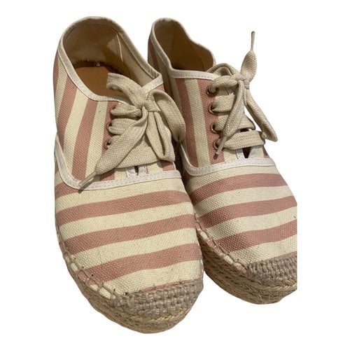 Pre-owned Marc By Marc Jacobs Cloth Espadrilles In Pink