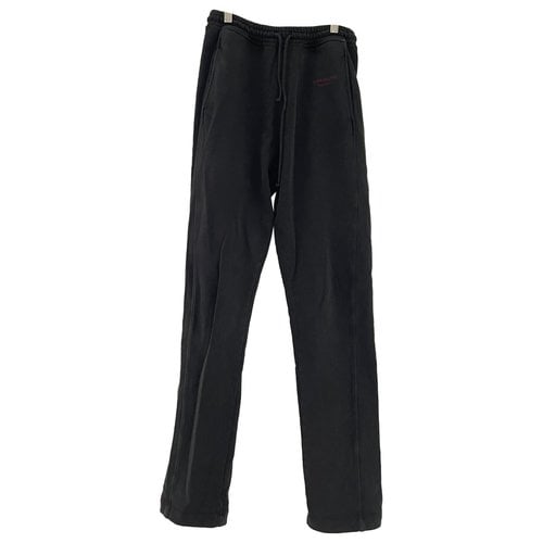 Pre-owned Acne Studios Straight Pants In Anthracite