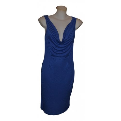 Pre-owned Mauro Gasperi Mid-length Dress In Blue