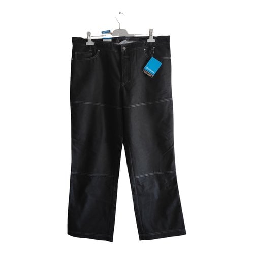 Pre-owned Columbia Trousers In Black