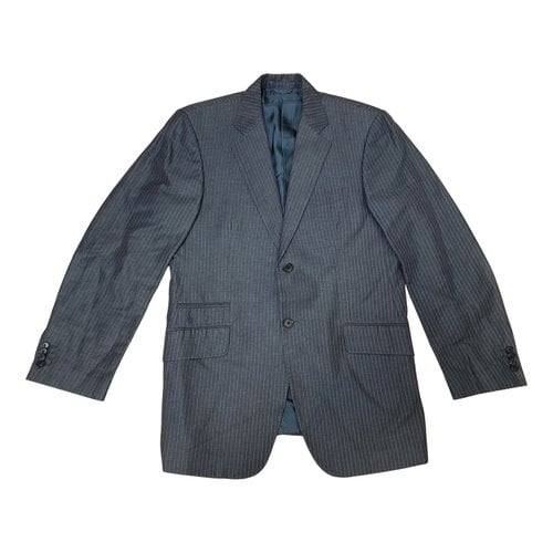 Pre-owned Burberry Linen Vest In Grey