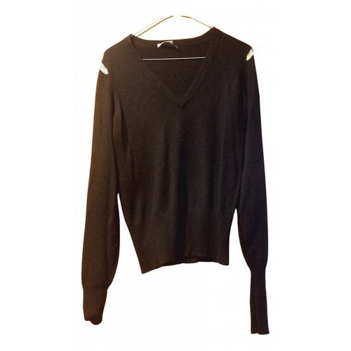 Pre-owned Anya Hindmarch Cashmere Jumper In Black
