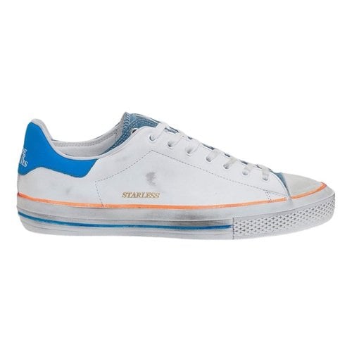 Pre-owned Hidnander Low Trainers In White