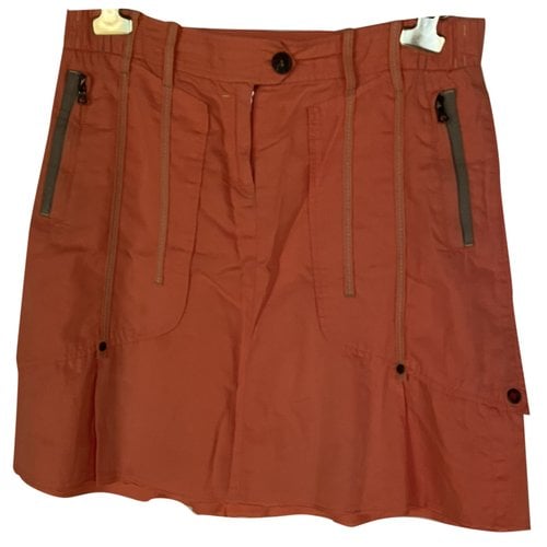 Pre-owned Marc Cain Mid-length Skirt In Orange