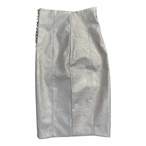Pre-owned Hillier Bartley Mid-length Skirt In Gold