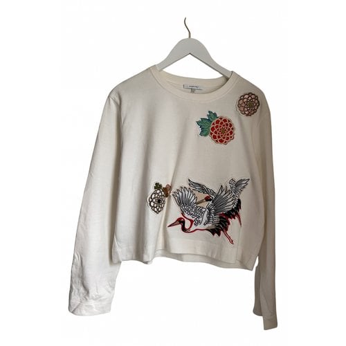 Pre-owned Carven Sweatshirt In White