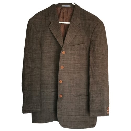 Pre-owned Kenzo Jacket In Brown