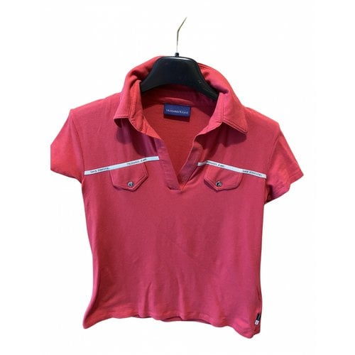Pre-owned Trussardi Polo In Red
