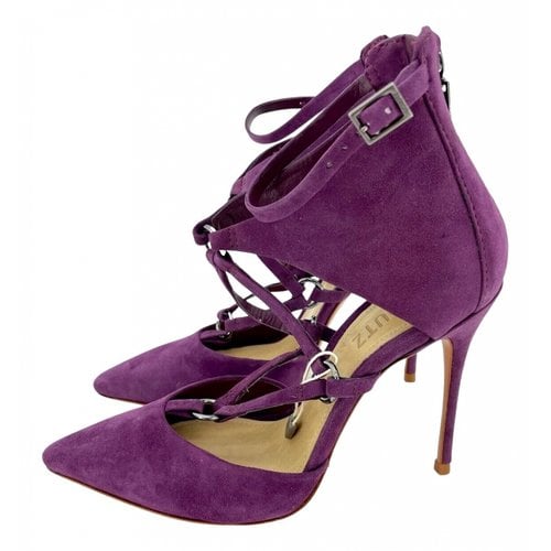 Pre-owned Schutz Heels In Purple
