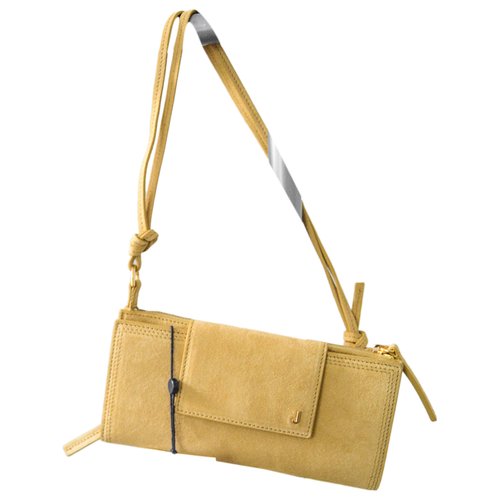 Pre-owned Jacquemus Leather Handbag In Beige