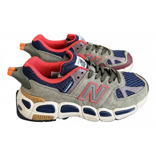 Pre-owned New Balance 574 Cloth Low Trainers In Multicolour