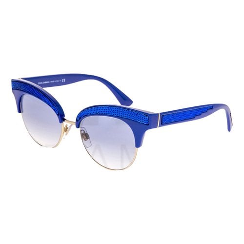 Pre-owned Dolce & Gabbana Sunglasses In Blue