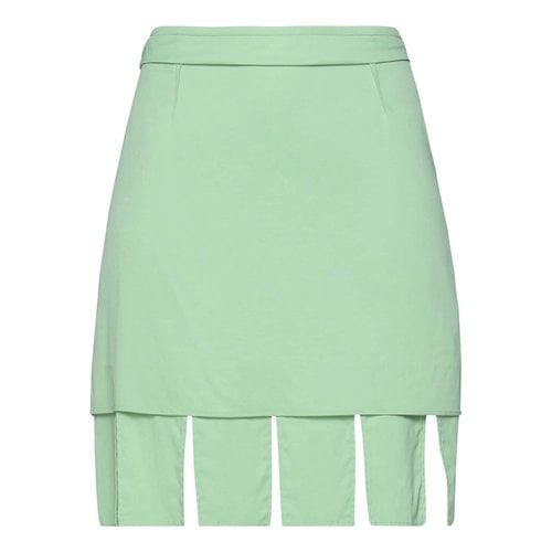 Pre-owned Bottega Veneta Mini Skirt In Green
