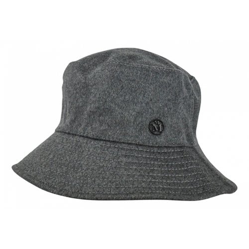 Pre-owned Mason By Michelle Mason Cashmere Hat In Grey