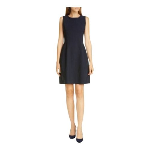 Pre-owned Adam Lippes Mini Dress In Navy