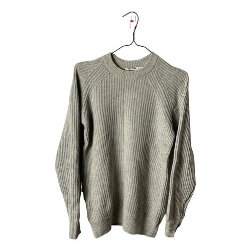 Pre-owned Alexander Wang T Wool Knitwear & Sweatshirt In Grey