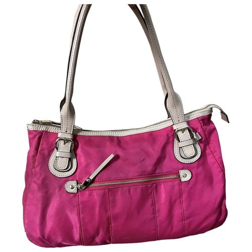 Pre-owned Tommy Hilfiger Cloth Handbag In Pink