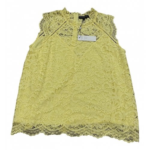 Pre-owned Generation Love Lace Blouse In Yellow