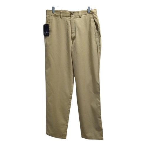 Pre-owned Zegna Trousers In Beige