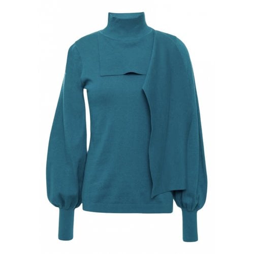 Pre-owned Zimmermann Cashmere Jumper In Blue