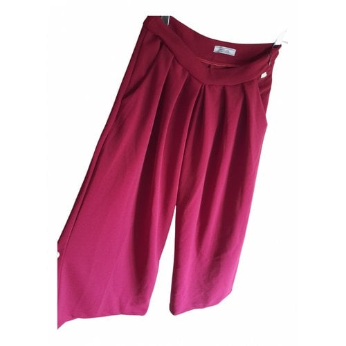 Pre-owned Cesare Paciotti Short Pants In Burgundy